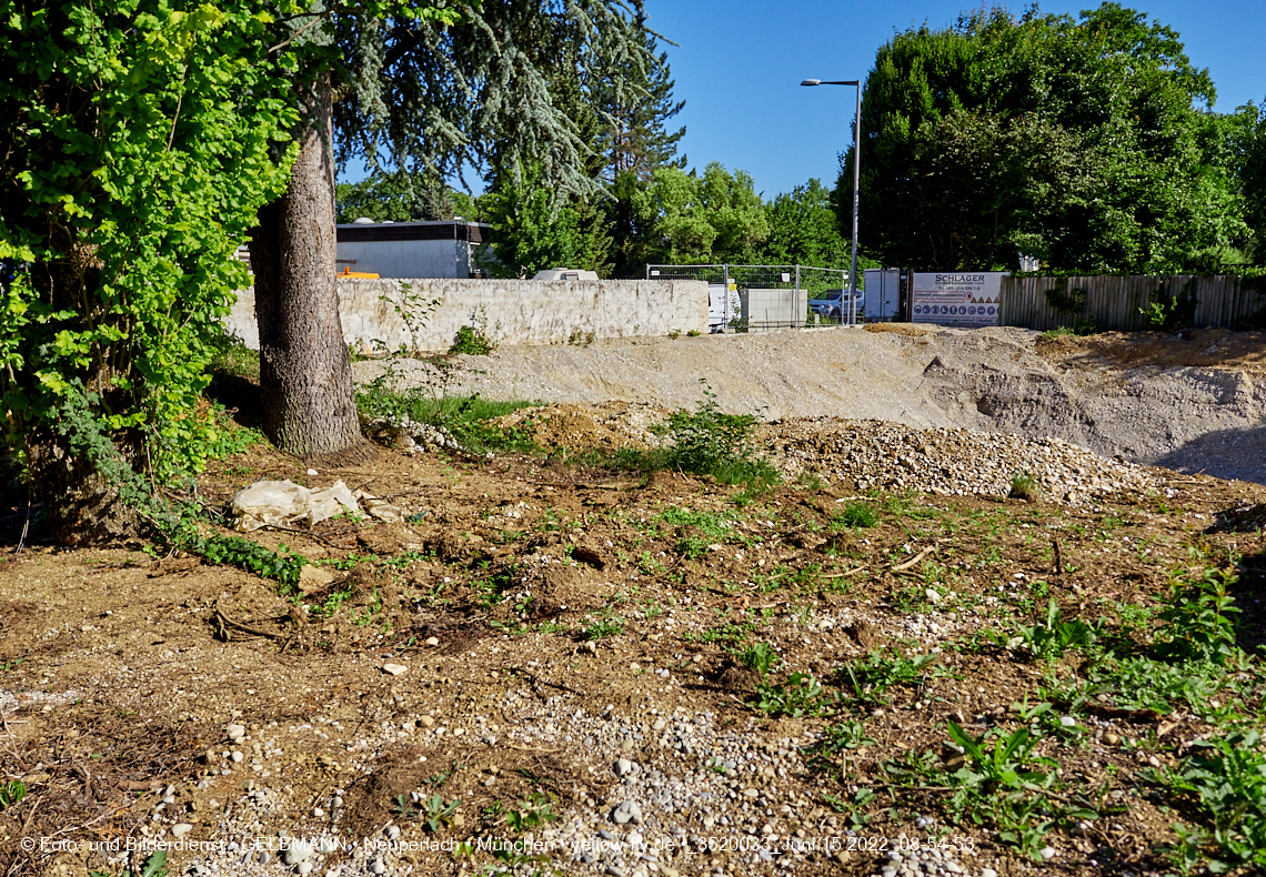 15.06.2022 - Baugrube an der Niederalmstraße 16